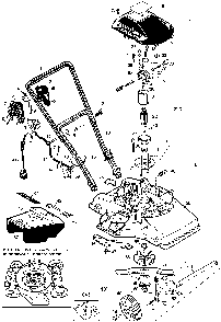 Exploded Diagram A Diagram and Parts List for M2240 Type 4 Black and Decker Lawn Mower
